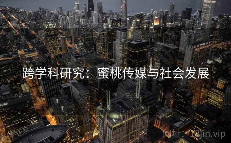 跨学科研究：蜜桃传媒与社会发展
