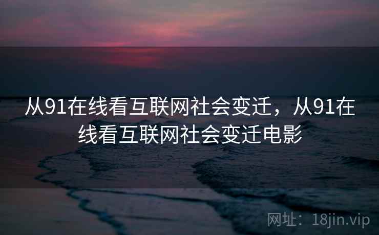 从91在线看互联网社会变迁，从91在线看互联网社会变迁电影