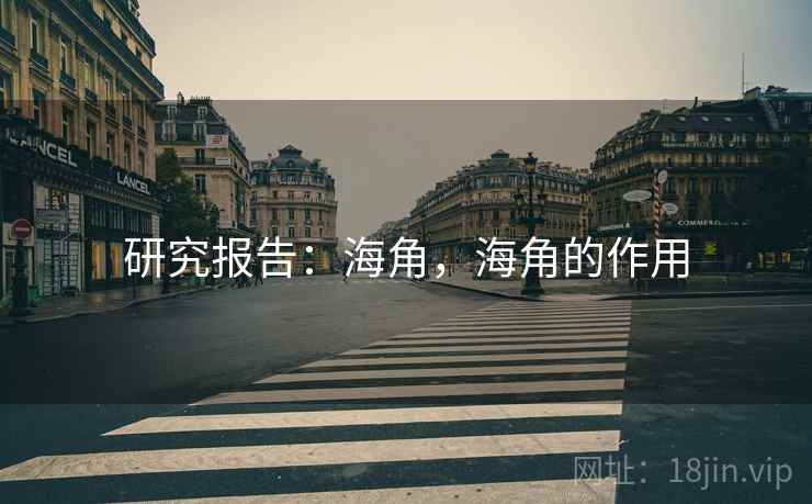 研究报告：海角，海角的作用