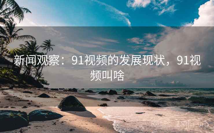 新闻观察:91视频的发展现状,91视频叫啥