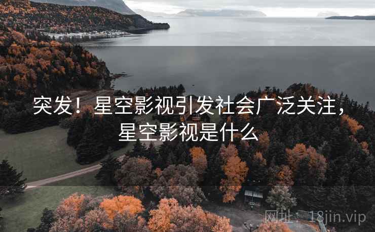 突发!星空影视引发社会广泛关注,星空影视是什么